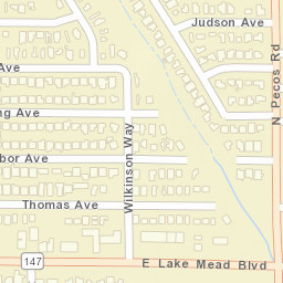 3500 Tabor Ave North Las Vegas NV Street Map