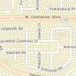 W Charleston Blvd Las Vegas NV Street Map