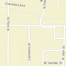 246-264 N Villa St Porterville CA Street Map
