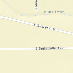 1778-1784 E Springville Ave Porterville Street Map