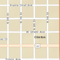 410 Dunn Ave, Clinton, OK 73601 Street Map