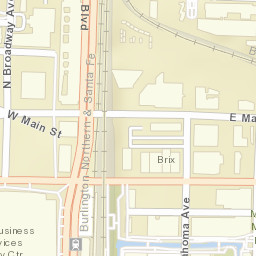 95 S Oklahoma Ave Oklahoma City Street Map