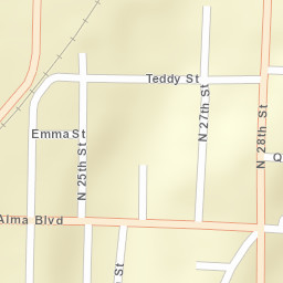 2700-2798 Alma Blvd Van Buren AR Street Map