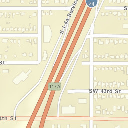 3500-3598 Southwest 42nd Street Oklahoma City OK Street Map