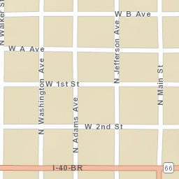 100 W A Ave, Elk City, OK 73644 Street Map