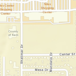 1000-1154 Shalimar Dr, Bakersfield, CA Street Map