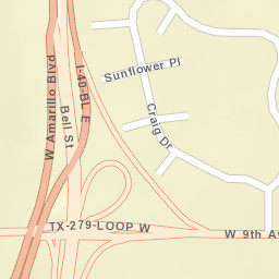 5500-5598 State Highway 279 Loop, Amarillo Street Map