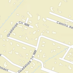 845 Guadalupe Circle Northwest, Albuquerque Street Map