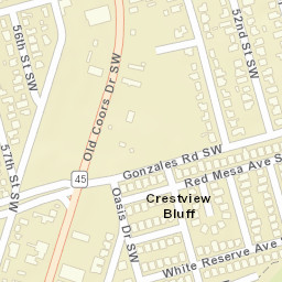 5315 Red Mesa Ave SW, Albuquerque, NM Street Map