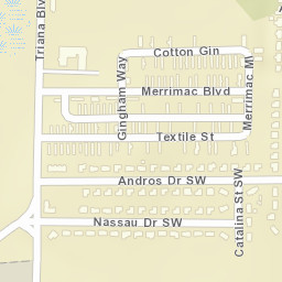 4393-4421 Triana Blvd SW, Huntsville, AL Street Map