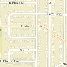 212 E Plaza Dr, Clovis, NM 88101 Street Map