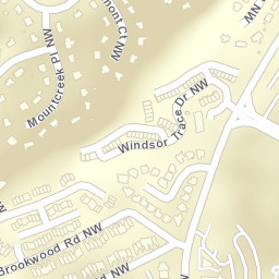 6165-6175 Mountcreek Pl NW Norcross Street Map