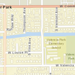 3401-3463 W Commonwealth Ave, Fullerton Street Map