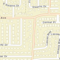 3000 E Stearns Dr, Orange, CA 92869, USA Street Map