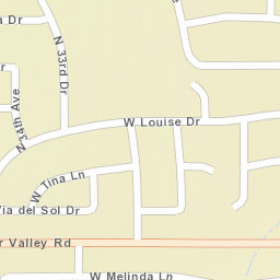 22165-22271 N 32nd Ave Phoenix AZ Street Map