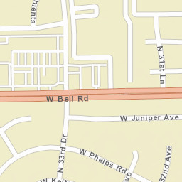 3319-3349 West Bell Road, Phoenix, AZ Street Map