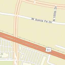 10755 West Coggins Drive, Sun City, AZ Street Map