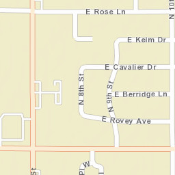 701-849 E Rose Ln Phoenix AZ 85014 Street Map