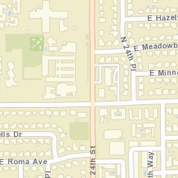 2243-2249 E Campbell Ave Phoenix Street Map