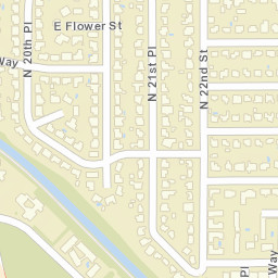 3201-3299 North 22nd Street, Phoenix, AZ Street Map