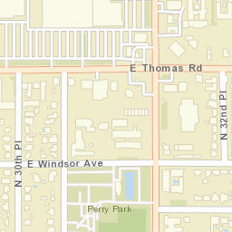 2829-2899 N 32nd St Phoenix AZ Street Map