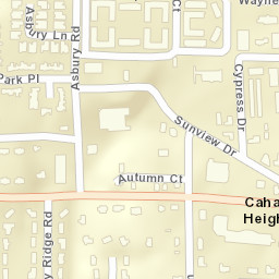 3125 Valley Park Drive, Birmingham, AL Street Map