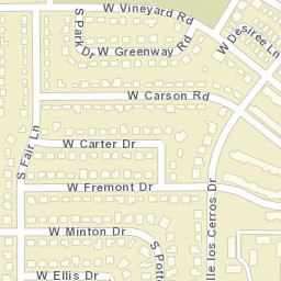 2263-2399 W Fremont Dr Tempe AZ Street Map