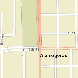 951-999 N White Sands Blvd, Alamogordo Street Map