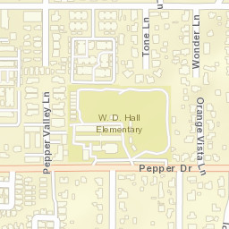 1333 Pepper Dr, El Cajon Street Map