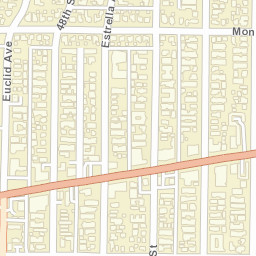 4886-4898 Monroe Ave, San Diego, CA Street Map