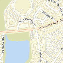 2835-2891 Adrian St, San Diego, CA 92110, USA Street Map