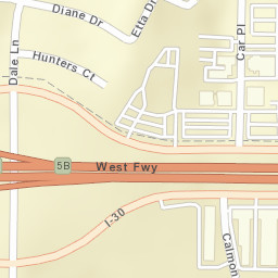 Interstate 30, Fort Worth, TX 76108, USA Street Map