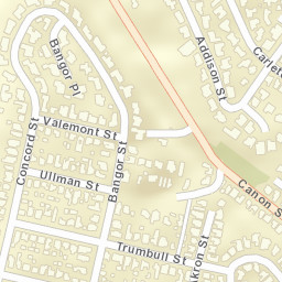 3546-3554 Addison St, San Diego, CA Street Map