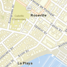 2926-2998 Shelter Island Dr, San Diego, CA Street Map