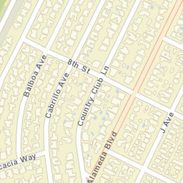 831 Country Club Ln, Coronado, CA 92118 Street Map