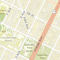 1050-1098 4th St, Coronado, CA 92118, USA Street Map