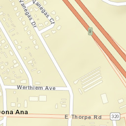 90 Werthiem Ave, Las Cruces, NM 88005 Street Map