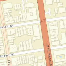 2560 Van Ness Ave San Francisco CA  Street Map