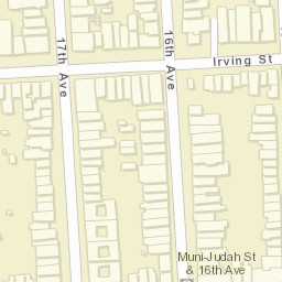 1364 16th Avenue San Francisco CA Street Map