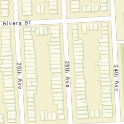 2200-2298 24th Ave, San Francisco, CA 94116, USA Street Map