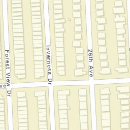 111 Inverness Dr San Francisco CA Street Map