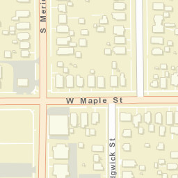 228-232 S Meridian Ave Wichita KS Street Map