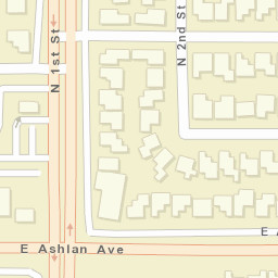 3141 E Holland Ave Fresno CA Street Map