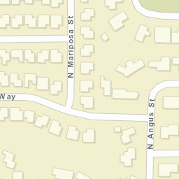 3981-3989 N Angus St Fresno CA Street Map