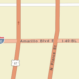 301-313 East Highway 66, Amarillo, TX Street Map