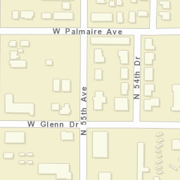 5529 W Palmaire Ave Glendale AZ Street Map