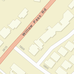 3828-3834 Willow Pass Rd, Concord, CA 94519, USA Street Map