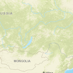 Northern Asia Map