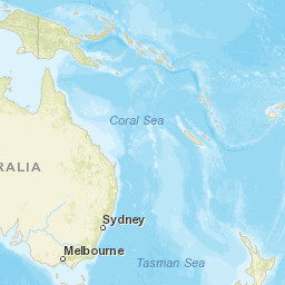 Australasia Map