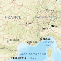 Monaco Street Map